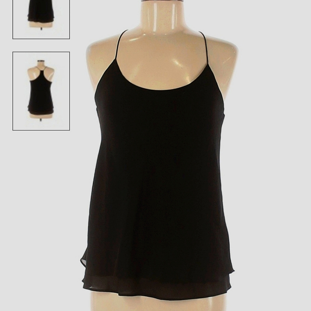 💞Womens 2 Layer Sleeveless Racer back Blouse💞